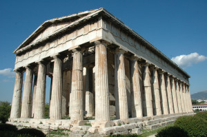 Der Hephaistos Tempel in Athen