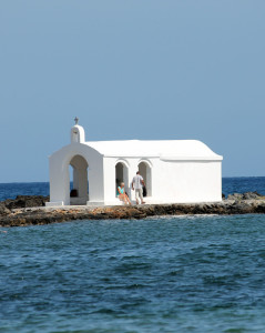 Die kleine Kapelle von Georgioupolis auf Kreta